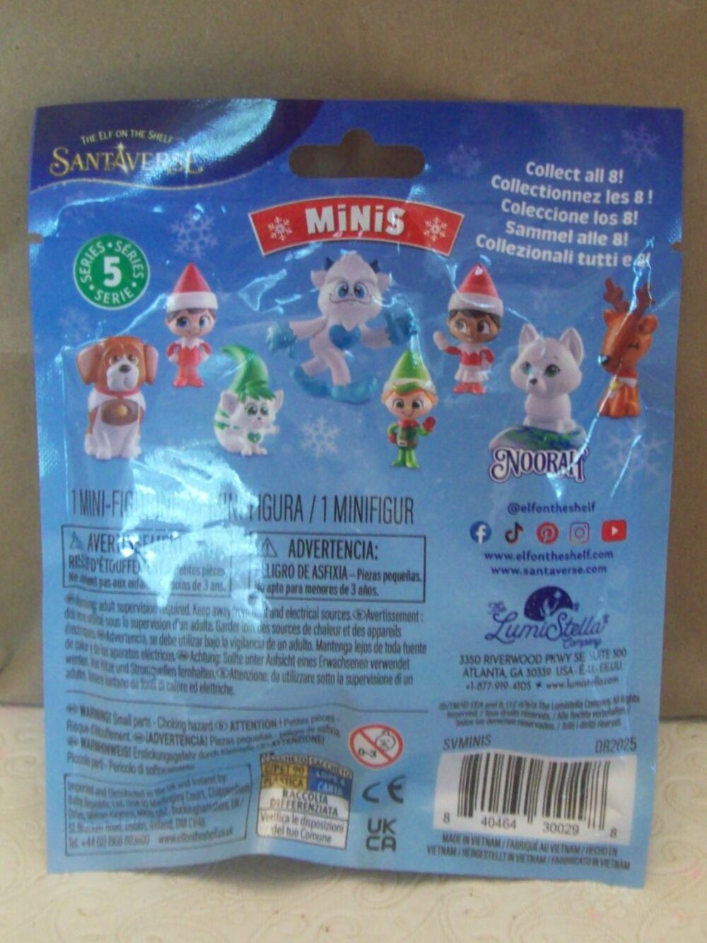 The Elf on the Shelf Santaverse Minis Series 5 Mystery Pack, Set of Five, NIB - Picture 3 of 3